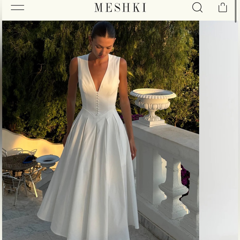 NWT Meshki Keely Midi Dress